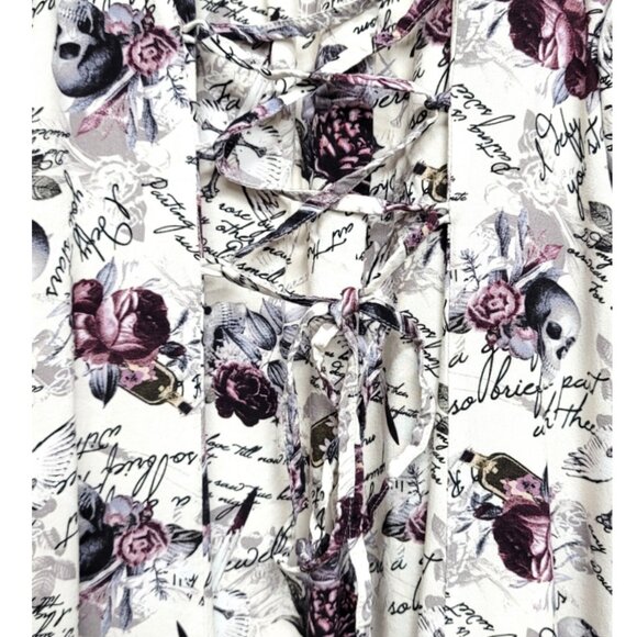 Thorn & Fable Dark Romance Ivory Empire Midi Dress Plus Size 2, 2X, 18 20 - Picture 9 of 11